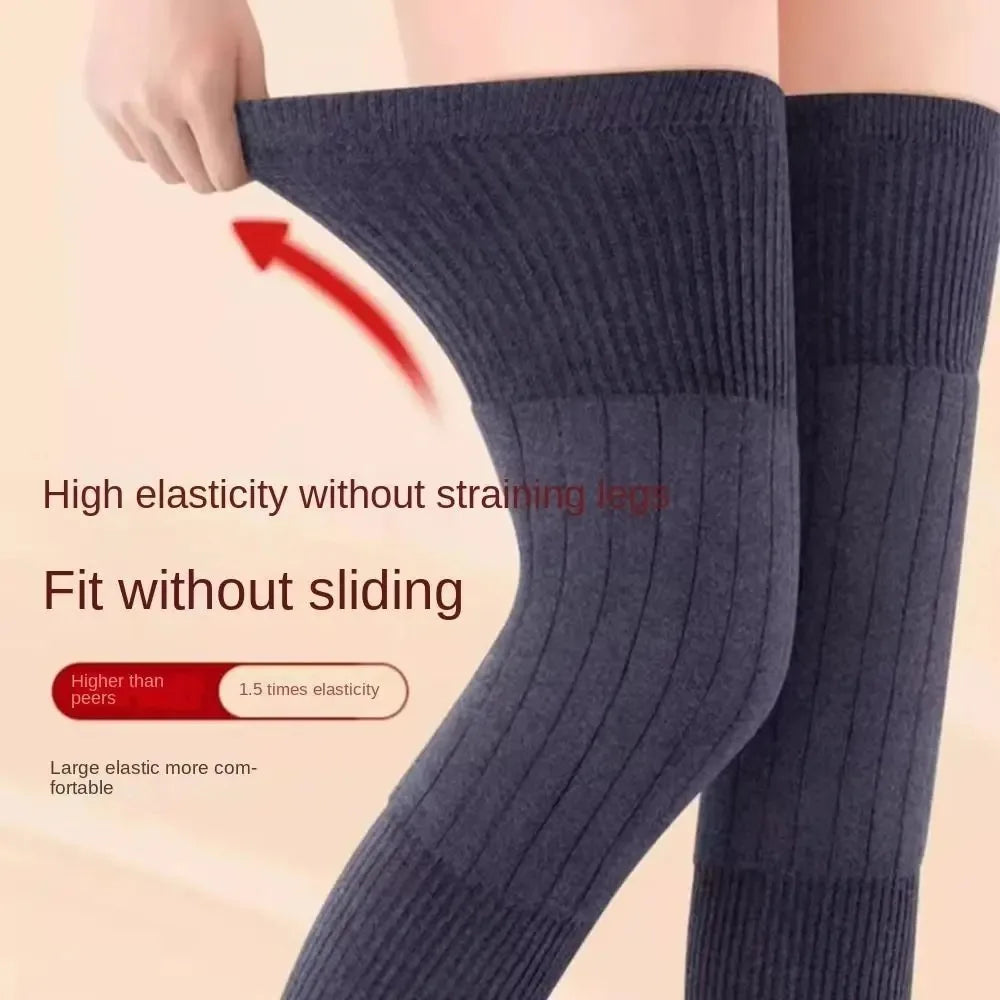 Leg Warmer with Wool Kneepad