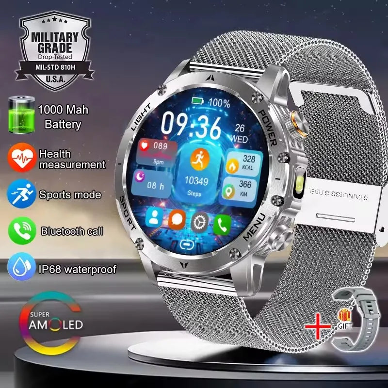 T-Rex 3 Military Grade Smart Watch IP68 Waterproof GPS/ Bluetooth