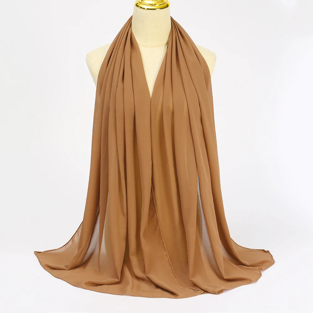 Chiffon Hijab Scarf Long Head Wrap