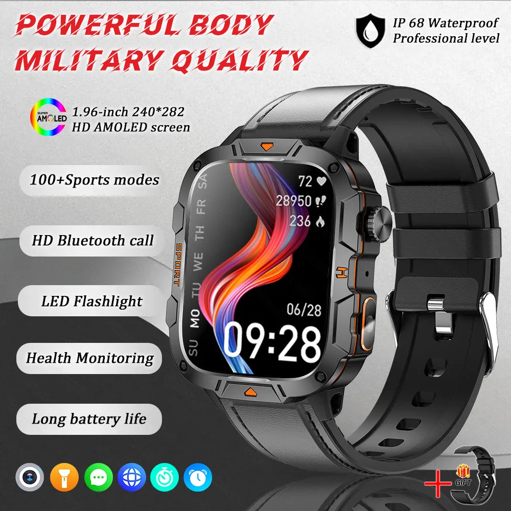 Military Grade Smart Watch AMOLED
