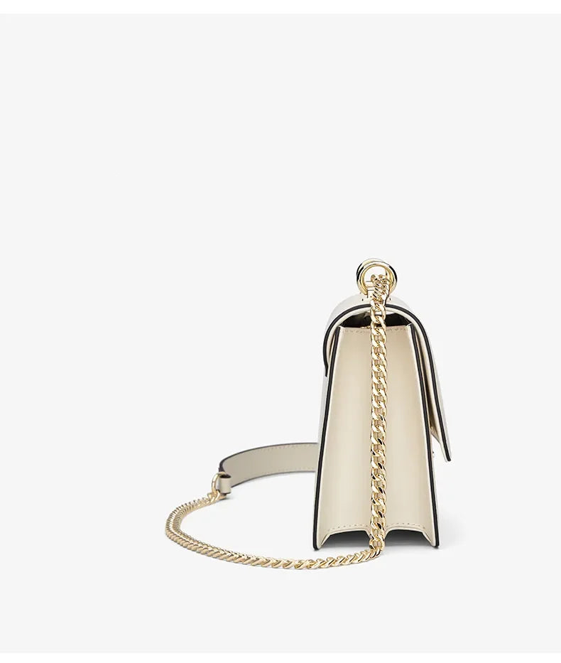 Chain Shoulder Women's  Crossbody Leather Bag (WILLIAMPOLO)