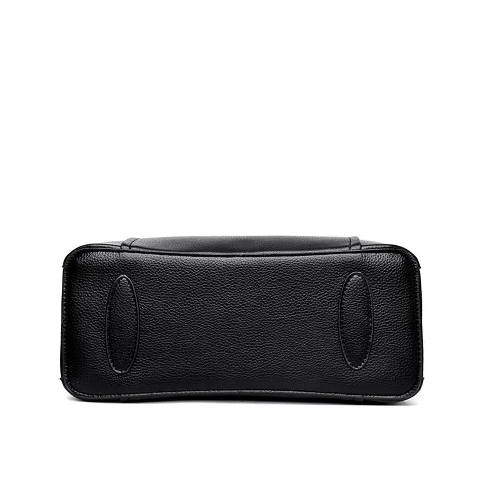 3 Layers Large Capacity Women Tote Bag Soft Leather Luxury Handbags Women Bags Designer Solid Color Crossbody Bag Hand Bags 2025