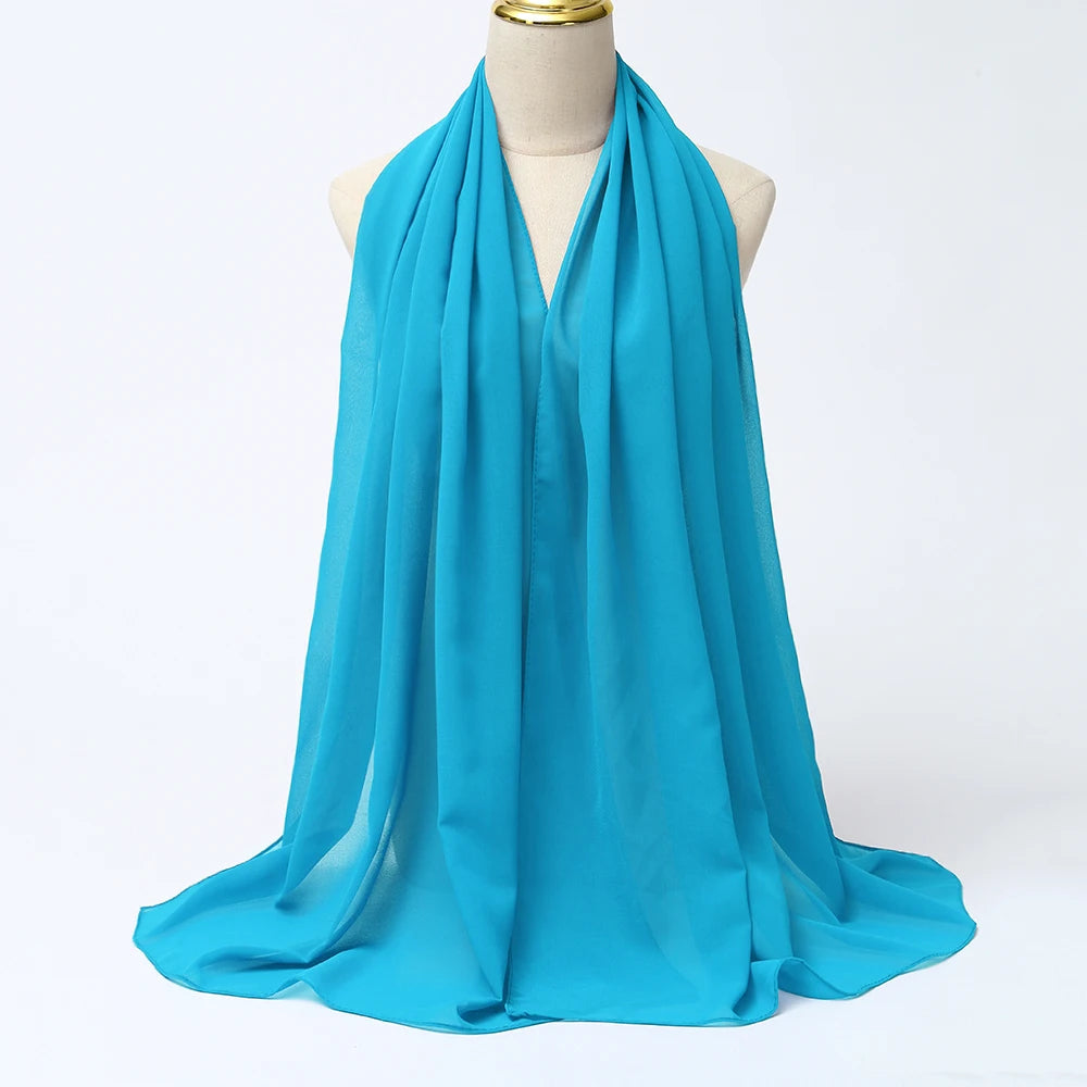 Chiffon Hijab Scarf Long Head Wrap