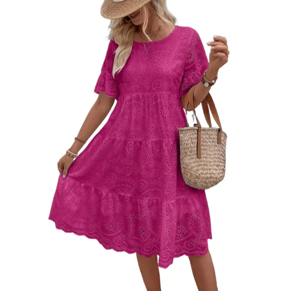 Long Casual Mid-Calf Summer Dress