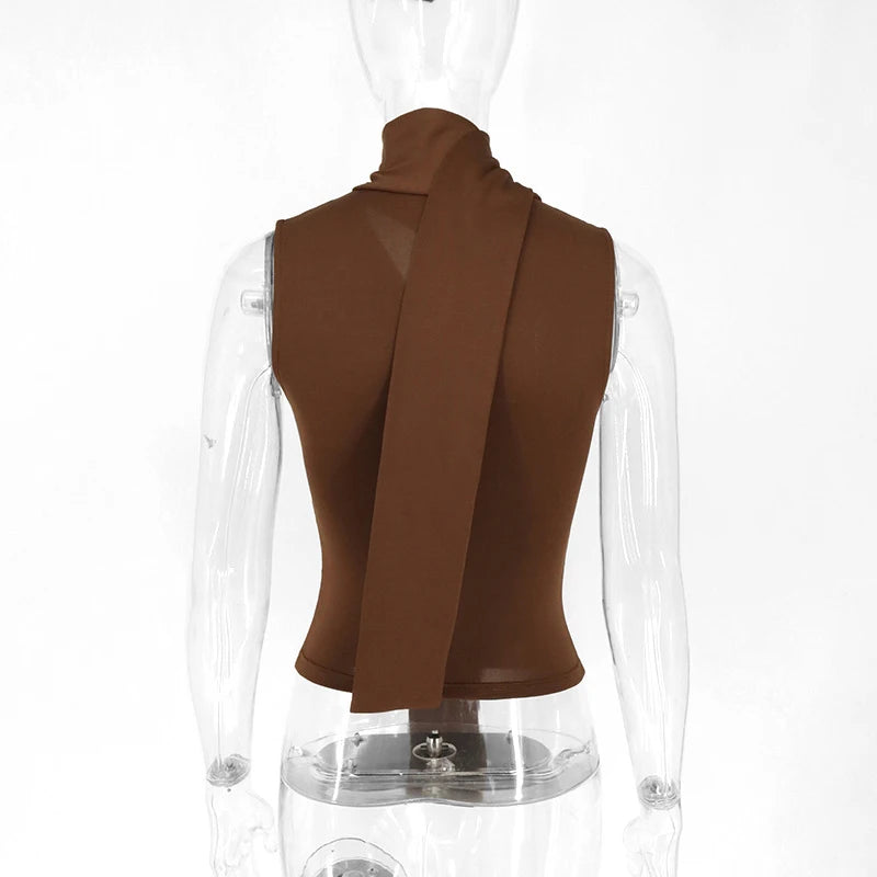 Sexy Sleeveless Top Fashion Streetwear