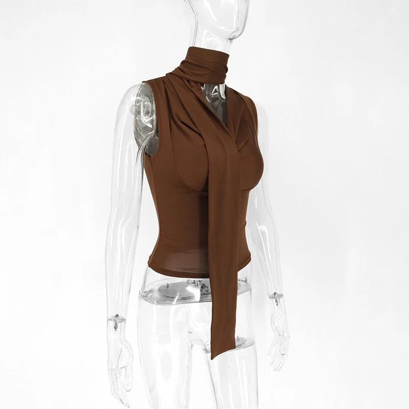 Sexy Sleeveless Top Fashion Streetwear