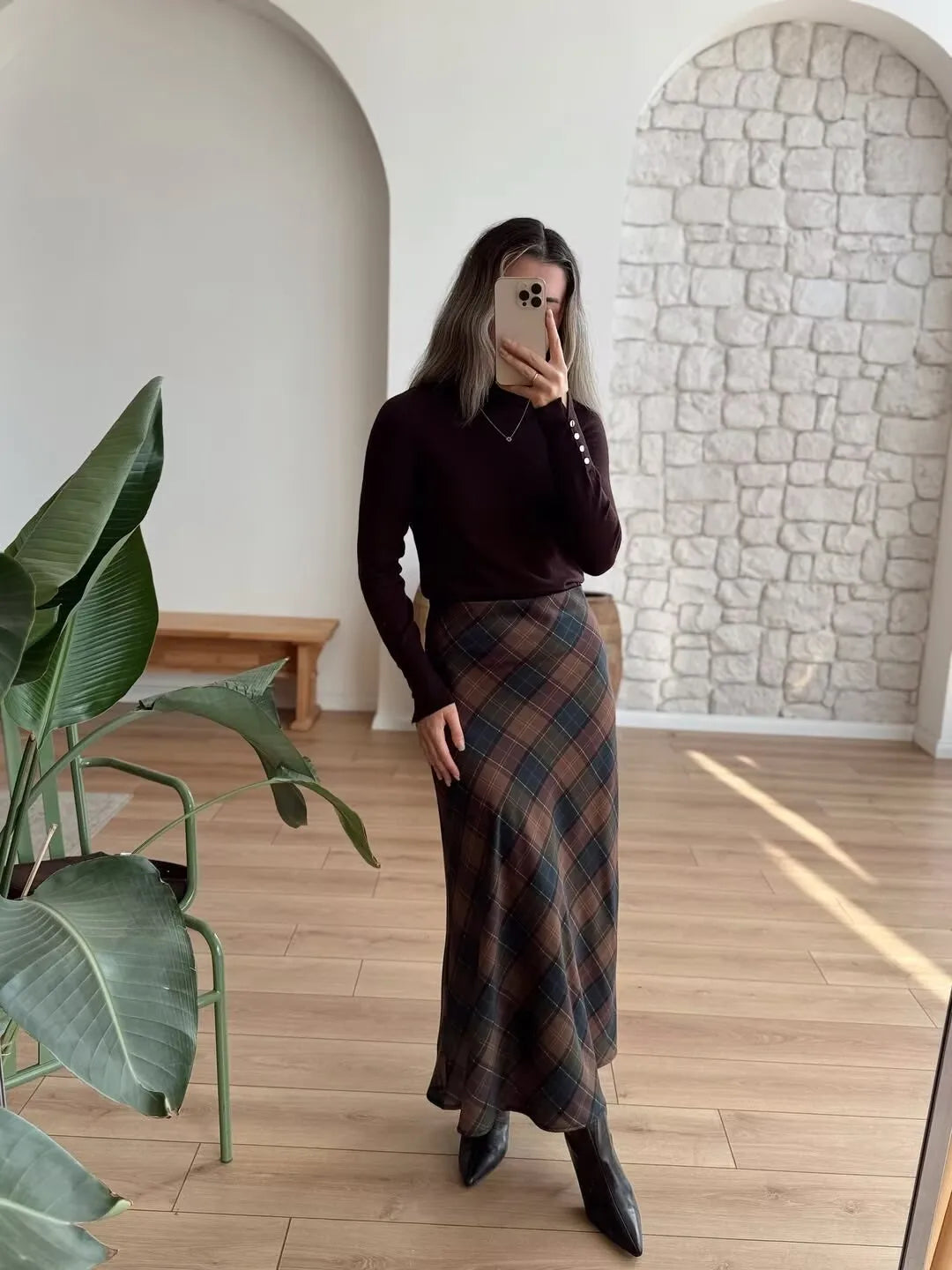 Women Long Sleeve Basic Turtleneck Knit Sweater Casual Pullover Knitwear