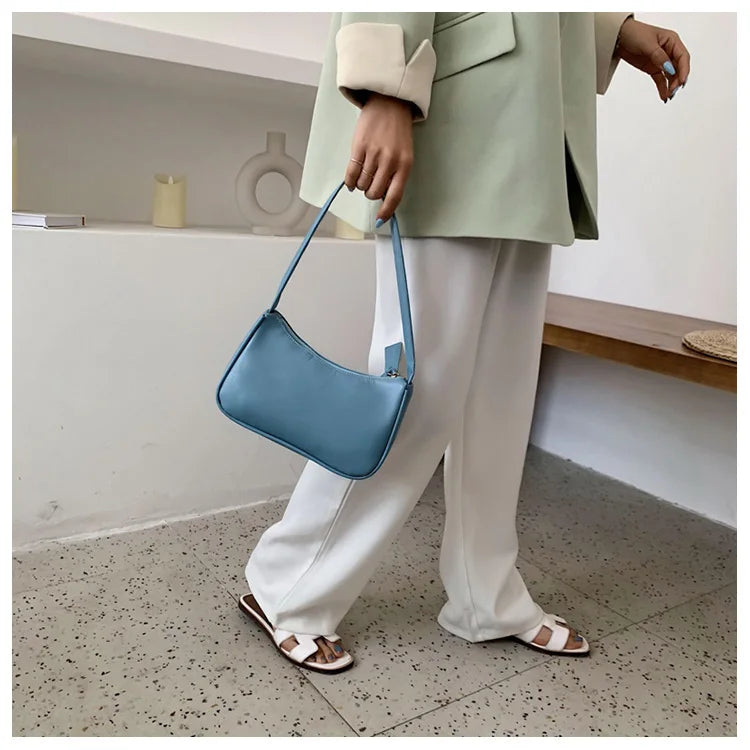 Retro Totes Bags for Women 2022 Trendy Vintage Handbag Female Small Subaxillary Bags Casual Retro Mini Shoulder Bag