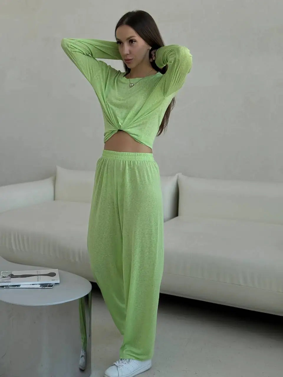 Hirsionsan 2025 Basic soft  T Shirts Women Summer autumn Long Sleeves Loose Bottom Tees Ladies Casual Knitted Soft Woman Tops