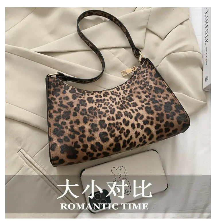 Fashion Zebra Print Women Luxury Handbag PU Simple Underarm Shoulder Bags Female Daily Design Totes Purse Pouch сумка багет