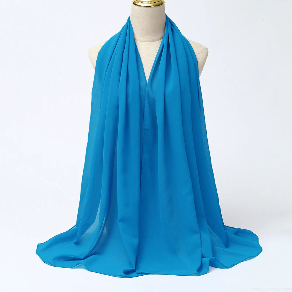 Chiffon Hijab Scarf Long Head Wrap
