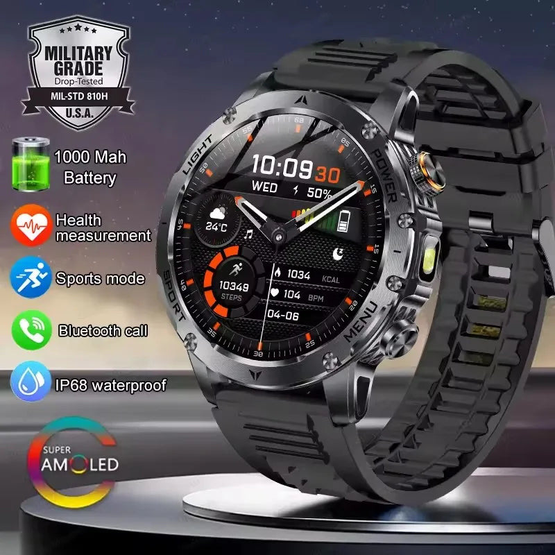 T-Rex 3 Military Grade Smart Watch IP68 Waterproof GPS/ Bluetooth
