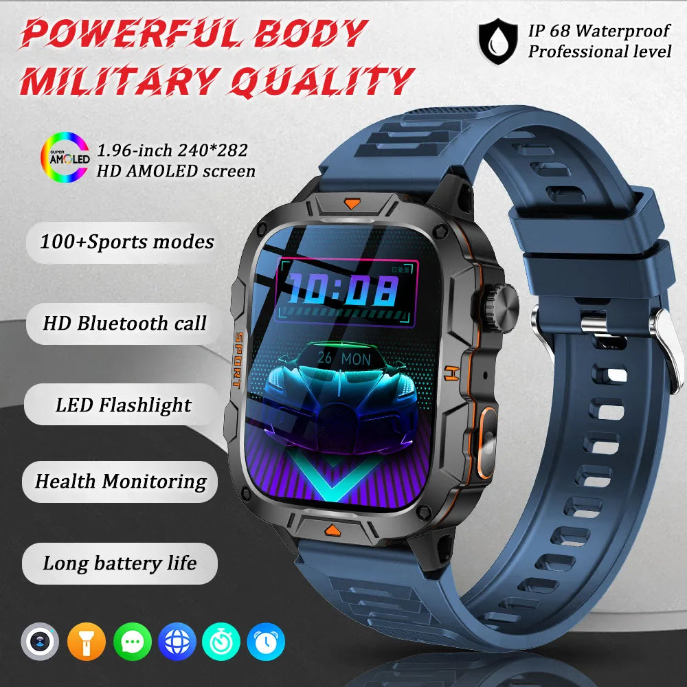 Military Grade Smart Watch AMOLED