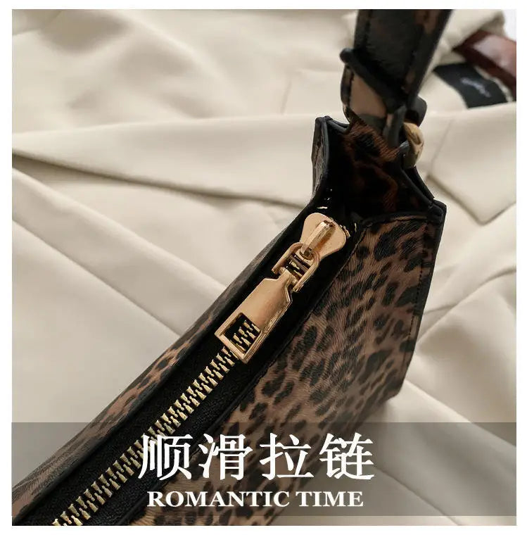 Fashion Zebra Print Women Luxury Handbag PU Simple Underarm Shoulder Bags Female Daily Design Totes Purse Pouch сумка багет