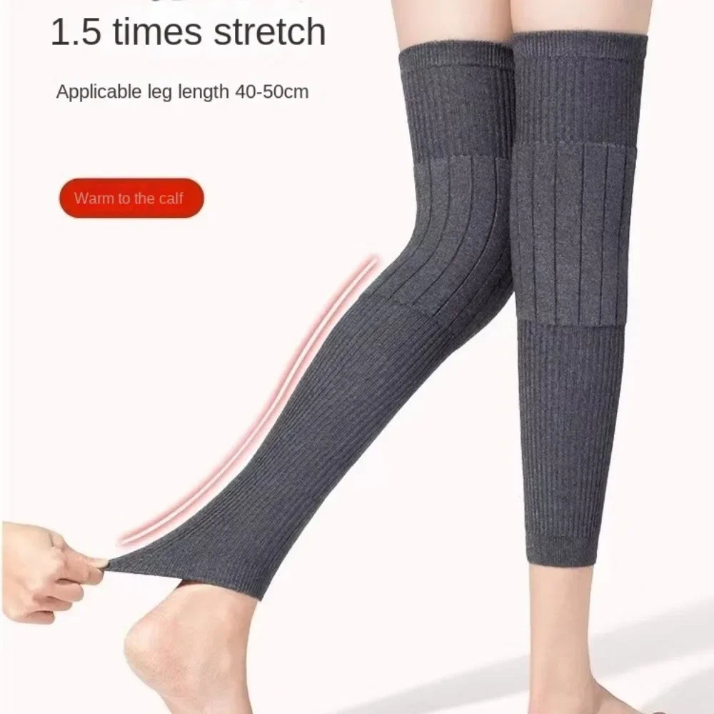 Leg Warmer with Wool Kneepad
