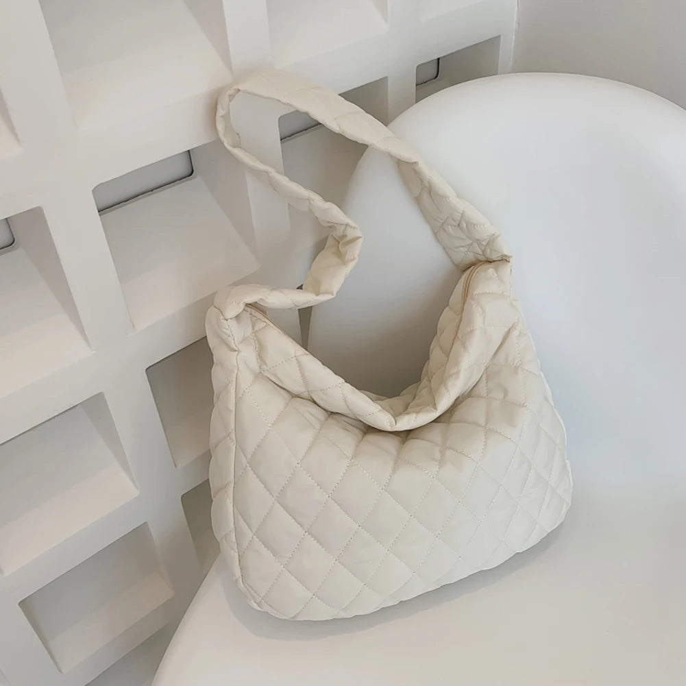 Fashion Women Winter Handbag Shoulder Bag Large Capacity Space Pad Cotton Crossbody Bag Tote Bags Ladies Quilted Shopper Bag