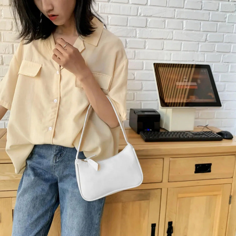 Retro Totes Bags for Women 2022 Trendy Vintage Handbag Female Small Subaxillary Bags Casual Retro Mini Shoulder Bag