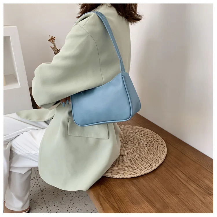Retro Totes Bags for Women 2022 Trendy Vintage Handbag Female Small Subaxillary Bags Casual Retro Mini Shoulder Bag