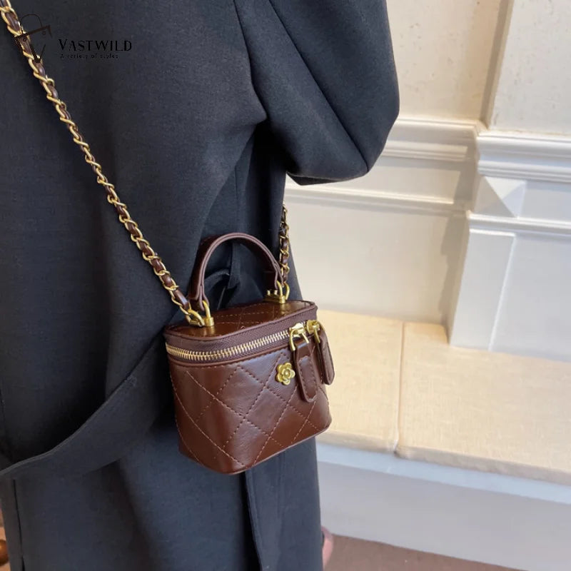 Small Shoulder Bucket Crossbody Bag