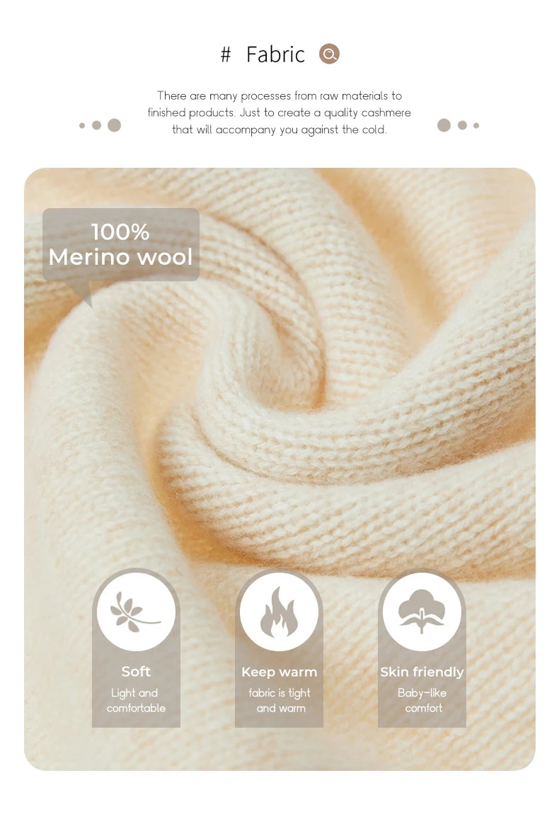 Women 100% Merino Wool Sleeveless Pullovers Turtleneck Sweater Waistcoat Wool Knitwear Spring Autumn Winter Fashion Vest Tops