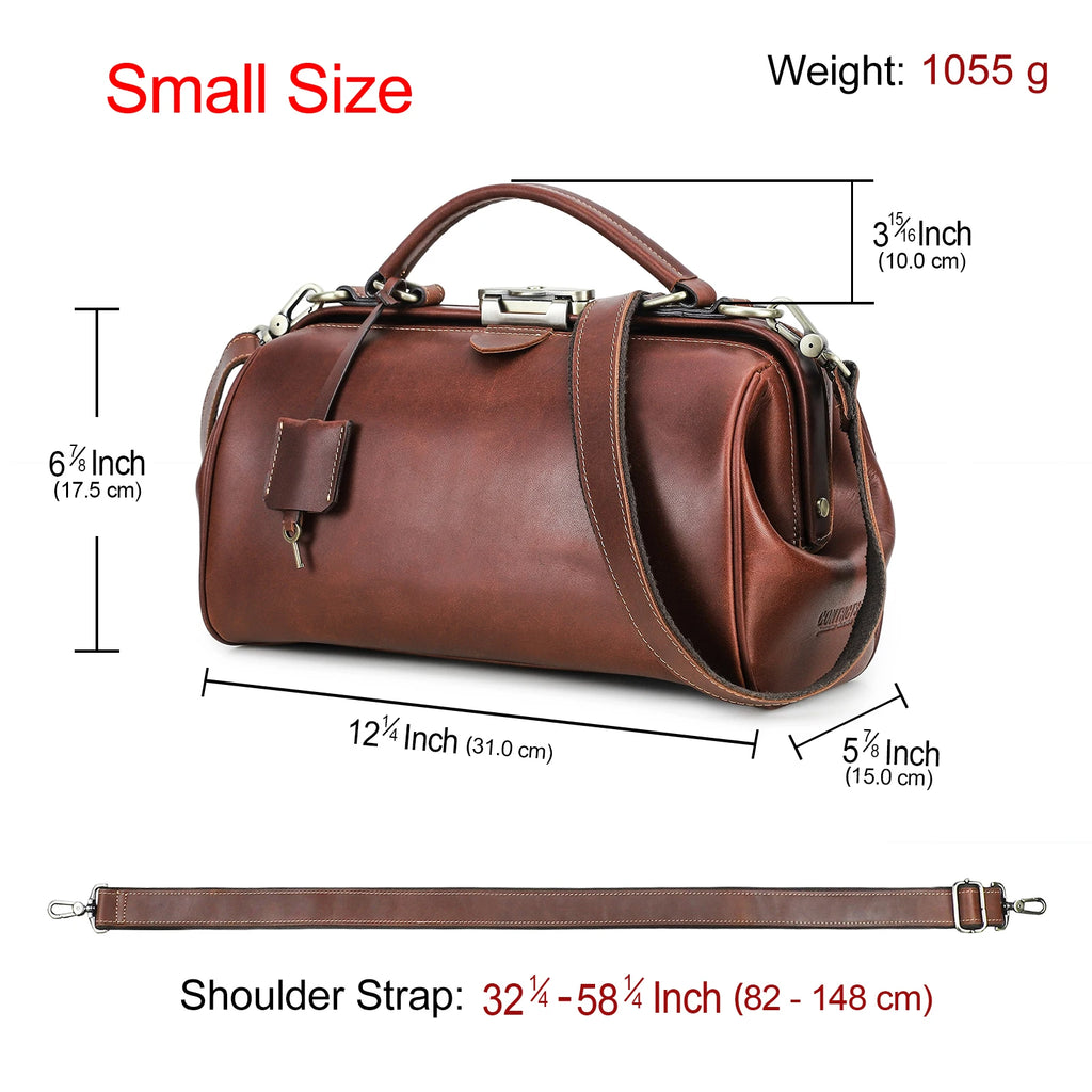 CONTACT'S Genuine Leather Top Handle Bags for Women Sling Shoulder Bags Tote Bag Handbags Metal Frame Female Bags Ladies Fashion