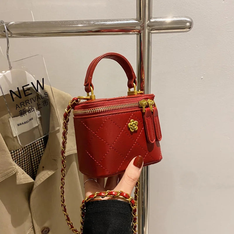 Small Shoulder Bucket Crossbody Bag