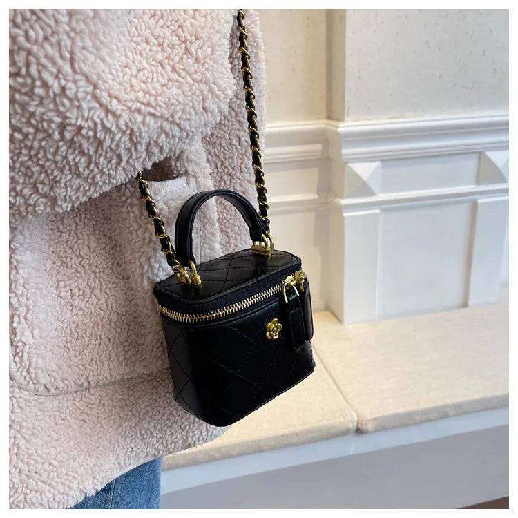 Small Shoulder Bucket Crossbody Bag