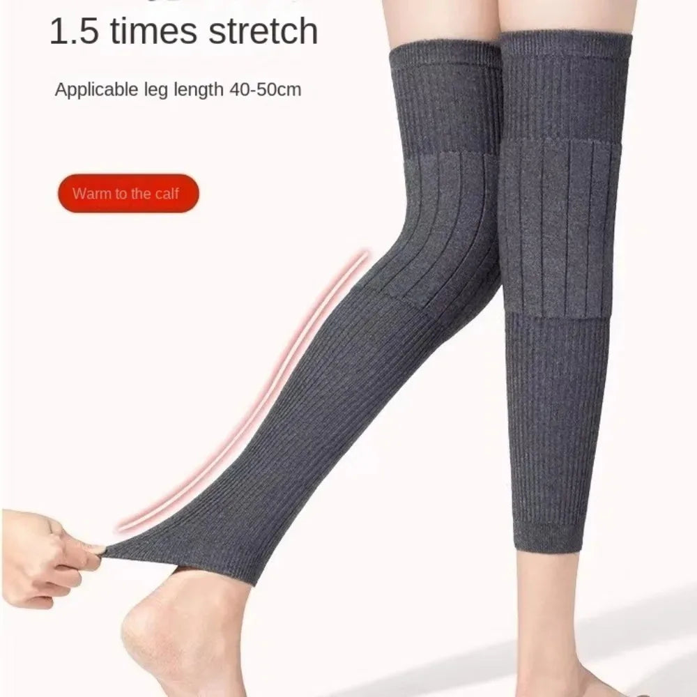 Leg Warmer with Wool Kneepad