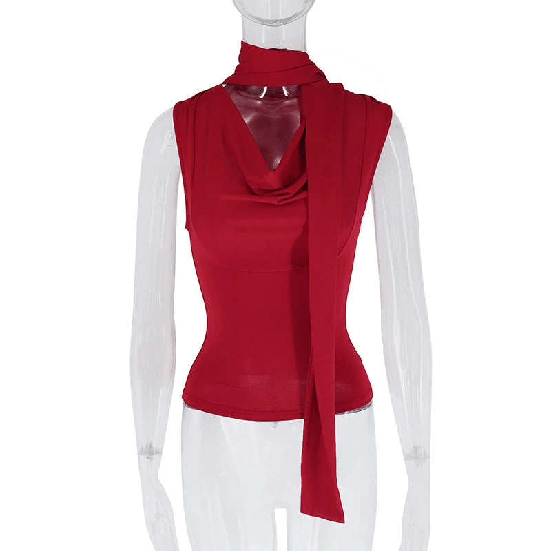 Sexy Sleeveless Top Fashion Streetwear