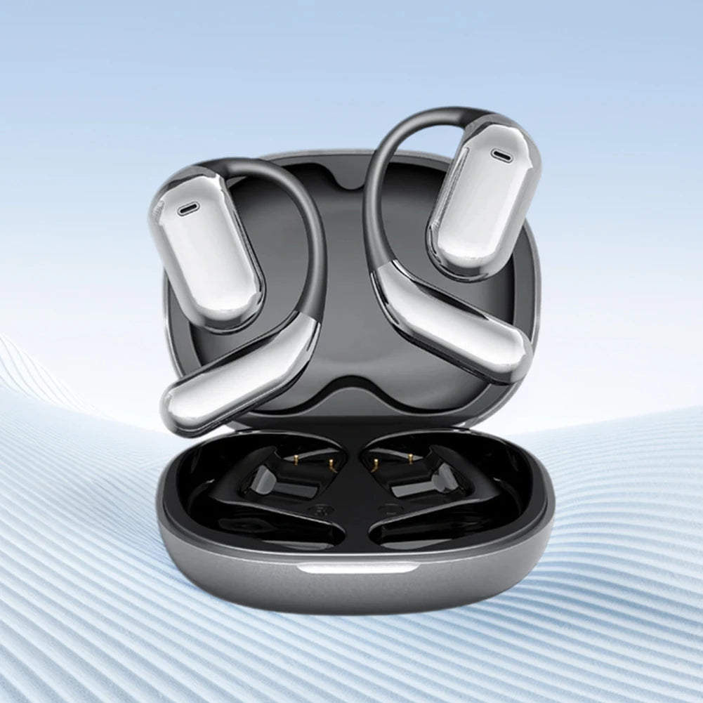 AI Translator Earbuds Touch Screen Open Ear Bluetooth 5.4 Voice Real-Time Language Translator