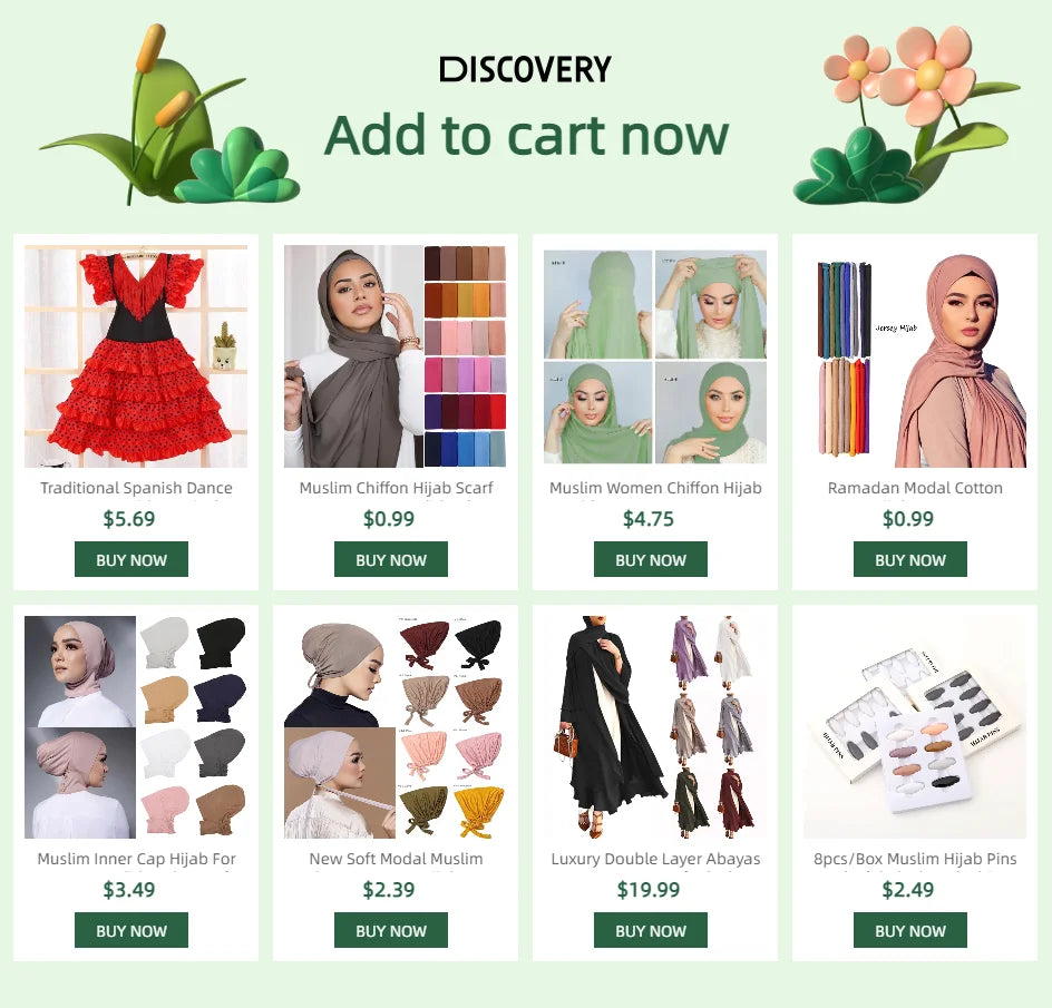 Chiffon Hijab Scarf Long Head Wrap