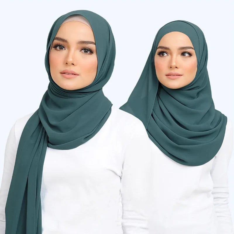 Chiffon Hijab Scarf Long Head Wrap