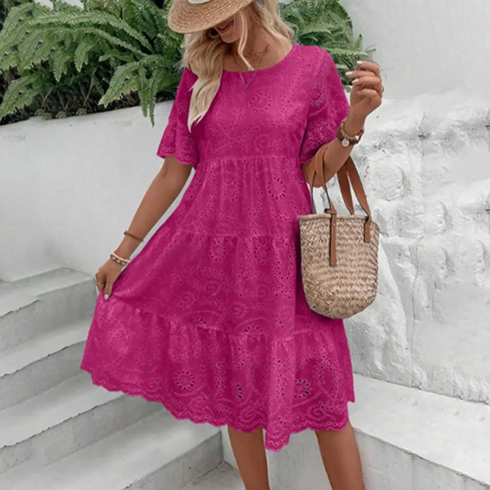 Long Casual Mid-Calf Summer Dress