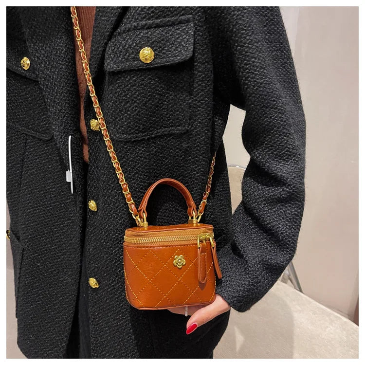 Small Shoulder Bucket Crossbody Bag