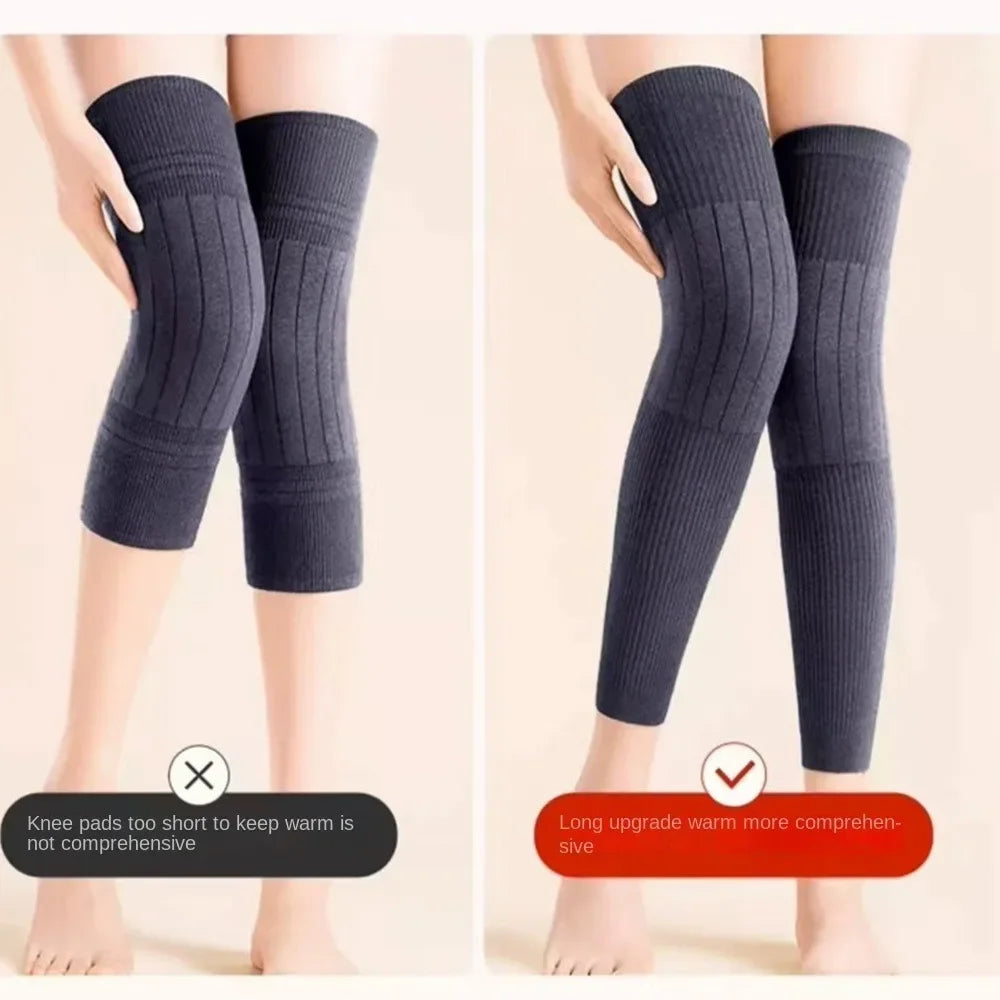 Leg Warmer with Wool Kneepad