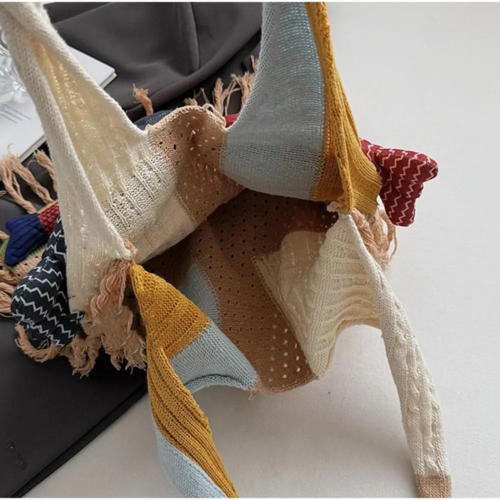 Fish Hollow Out Weave Fashion Handbag