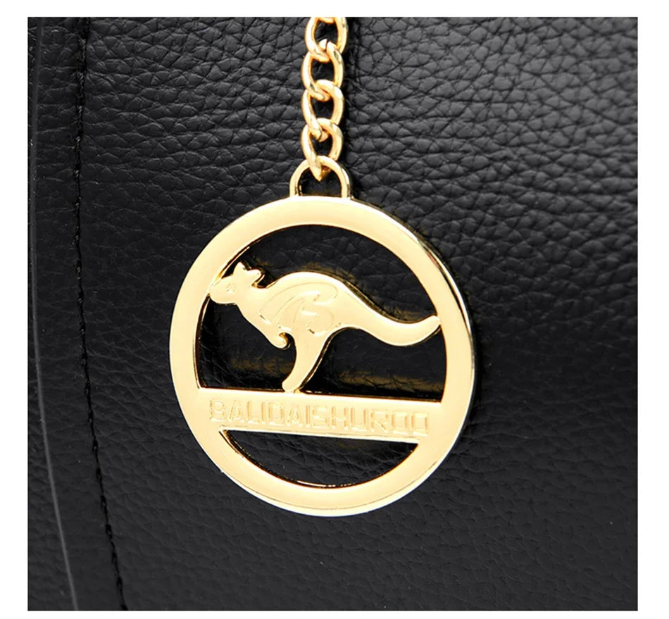 3 Layers Large Capacity Women Tote Bag Soft Leather Luxury Handbags Women Bags Designer Solid Color Crossbody Bag Hand Bags 2025
