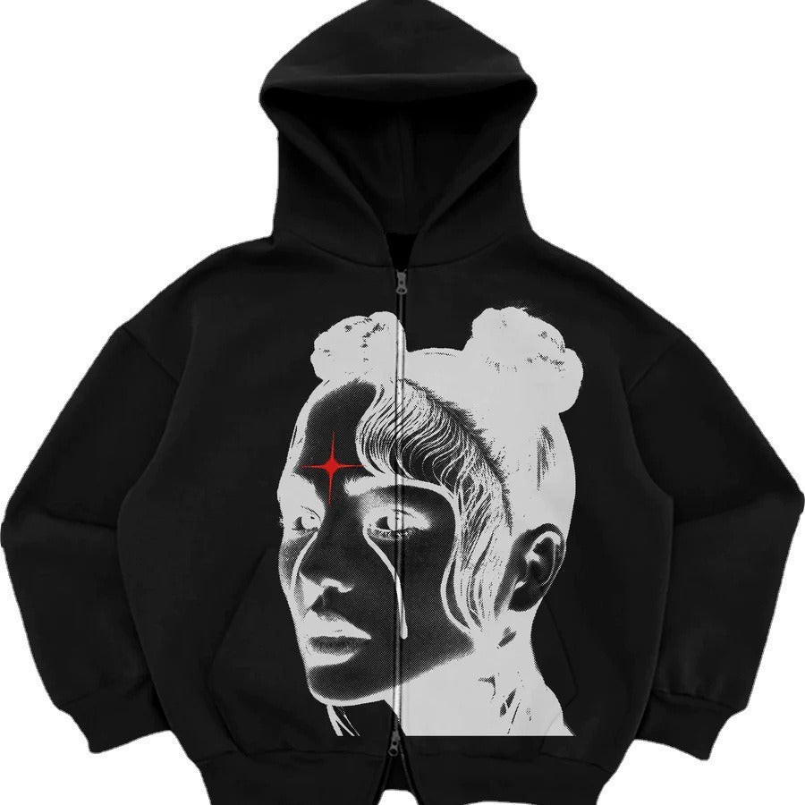 Y2K Fashion Hooded Sweatshirt