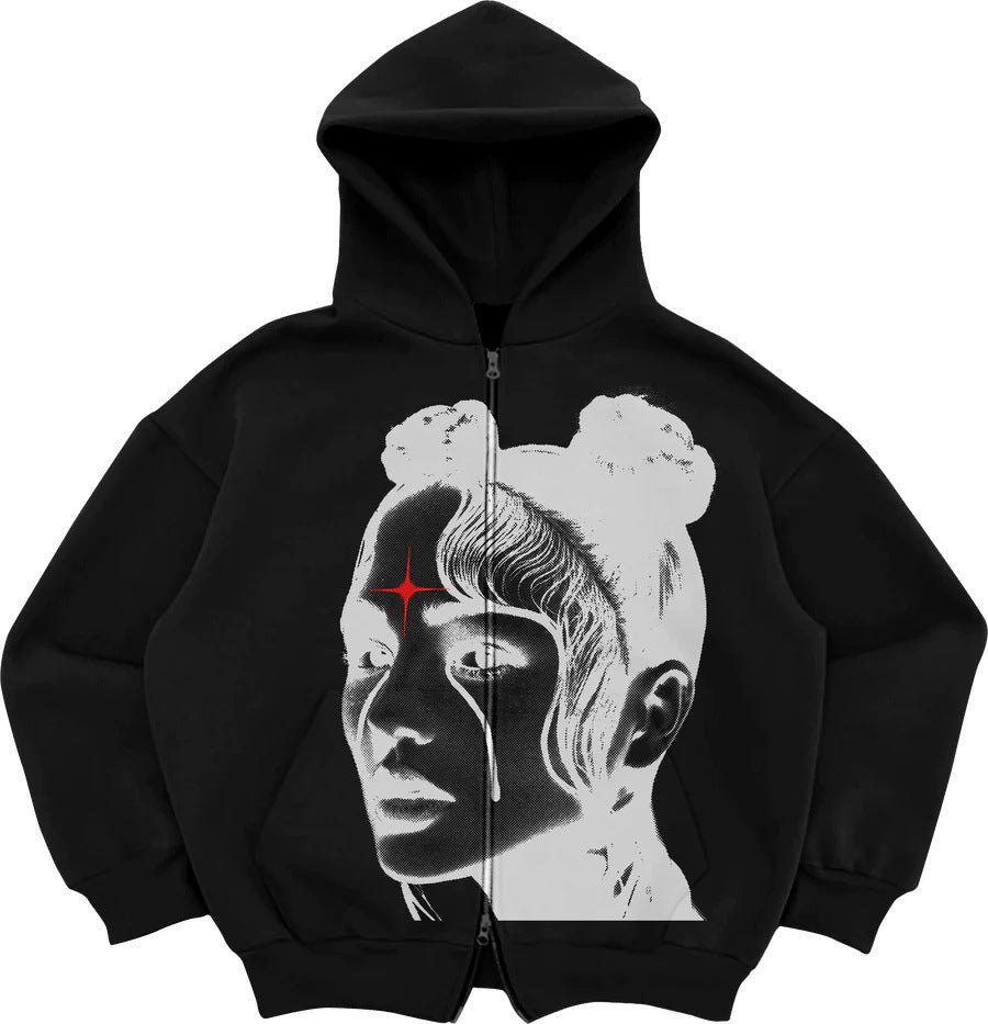 Y2K Fashion Hooded Sweatshirt