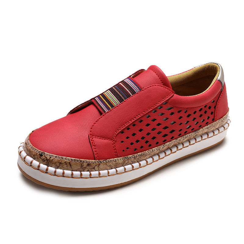 Retro Women Flat Slip-On Shoes
